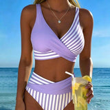 Krāsots Krustveida Bikini