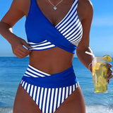 Krāsots Krustveida Bikini