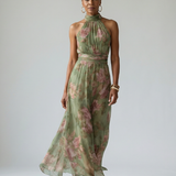 Mirelle | Savāktā Halter Midi Kleita