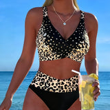 Bikini bralete ar leoparda rakstu