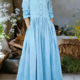 CLAUDIA - Vienkāršā A-līnijas Kleita