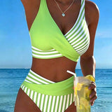 Krāsots Krustveida Bikini