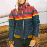 Ines - Retro ādas jaka ar kapuci
