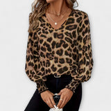 Joana - Stila Leoparda Blūze