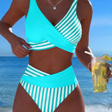 Krāsots Krustveida Bikini