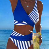 Krāsots Krustveida Bikini