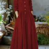 CLAUDIA - Vienkāršā A-līnijas Kleita