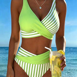 Krāsots Krustveida Bikini