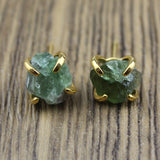 Uregelmæssig Mineral Fire Klo Stud Øreringe