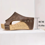 Mariana - Sandales ar klinšu papēdi