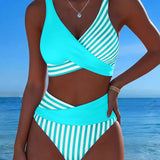 Krāsots Krustveida Bikini