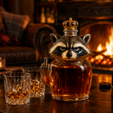 Viskija pudele — Rebel Raccoon limitētā izdevuma versija