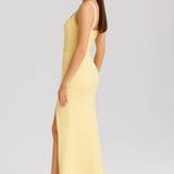 Bela | Eleganta satīna korsetes kleita