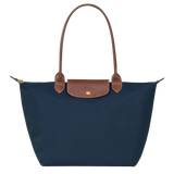 Longchamp - Grande Tote Le Pliage, Tumši Zils