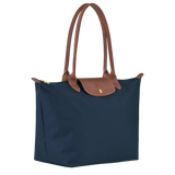 Longchamp - Grande Tote Le Pliage, Tumši Zils