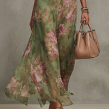 Eugenie - Eleganta Ziedu Maxi Kleita