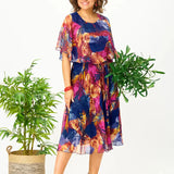MANUELLA - Elegants Plus Size Šifona Kleita