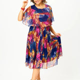MANUELLA - Elegants Plus Size Šifona Kleita