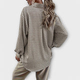 Ashley | Retro krekls ar garām piedurknēm