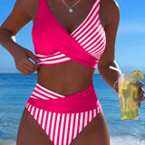 Krāsots Krustveida Bikini