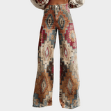 Boho stila vintage bikses